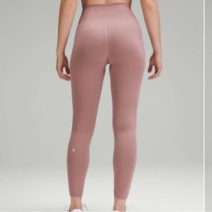 NWOT Lululemon Wunder Train 25” Twilight Rose